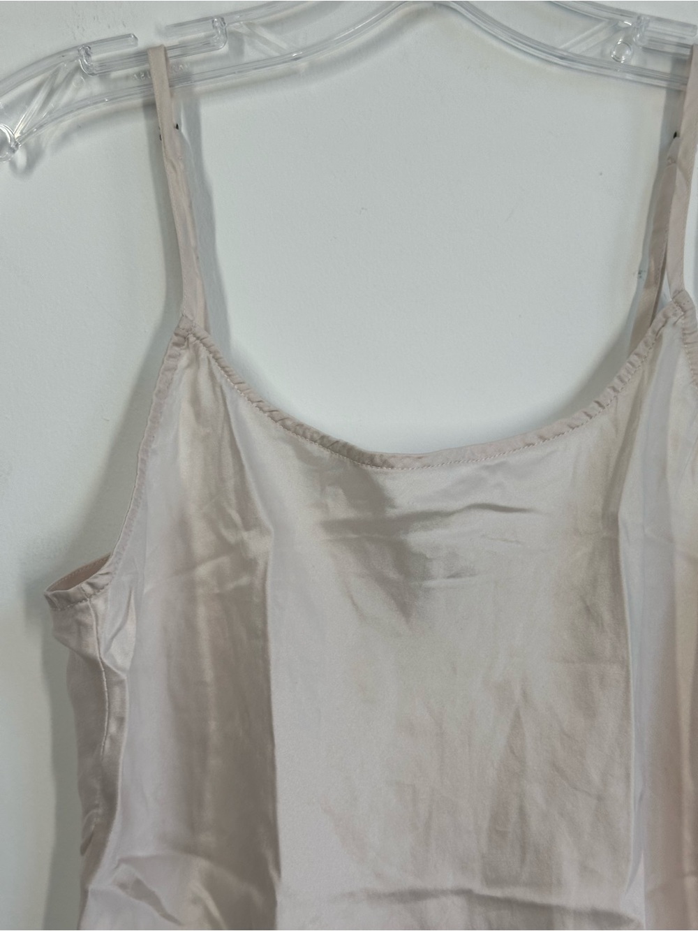 GINIA 100% Silk Camisole Tank Top Ivory Champagne AU 10 / US 6 - Picture 3 of 7
